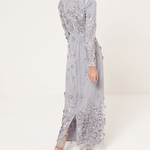 Inayah long full-sleeve gown hijab abaya - Picture 2 of 3